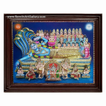 Ananthapadmanabhan 3D Tanjore Painting