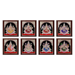 Ashtalakshmi Tanjore Painting Set of 8