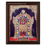 Ashtamsa Hanuman Tanjore Painting