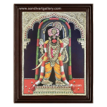 Sri Ashtamsa Varadha Anjaneyar Tanjore Painting
