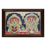 Balaji Thayar Lakshmi 3D Embossed Tanjore Painting