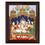 Darbar Krishna Tanjore Painting