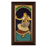 Dancing Lady Tanjore Painting2
