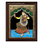 Dancing Lady Tanjore Painting3