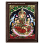 GajaLakshmi Tanjore Painting2