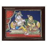 Lord Radha anf Krishna Tanjore Painting