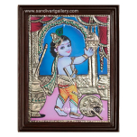 Baby Krishna Tanjore Painting1