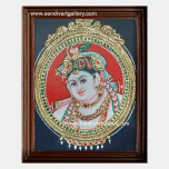 Face Krishna Tanjore Painting2