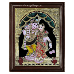 Traditional Radha Krishna Tanjore Painting