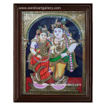 Traditional Radha Krishna Tanjore Painting2