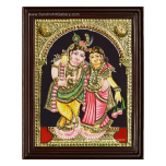 Traditional Radha Krishna Tanjore Painting4