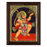 Hanuman with Sanjeevi Malai Tanjore Painting