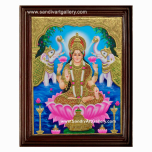 Gaja Lakshmi Tanjore Painting14