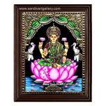 Aishwarya Lakshmi on Lotus Tanjore Painting
