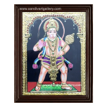 Veera Hanuman Tanjore Painting