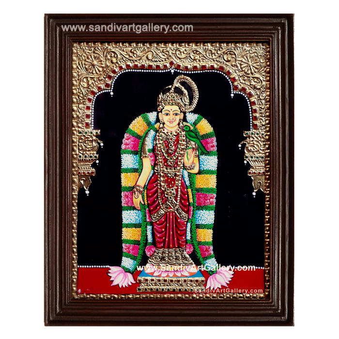 Srilvilliputhur Andaal Tanjore Painting