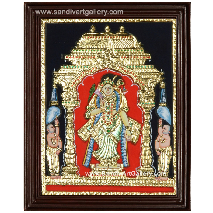 Andal Tanjore Painting AND04