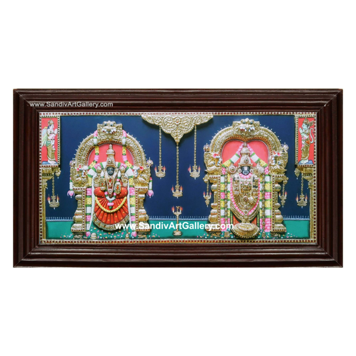 Balaji Thayar 3D Embossed Tanjore Painting