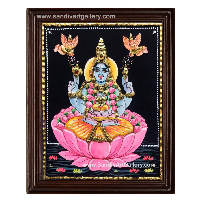 Dhanvanthri Small Size Tanjore Painting