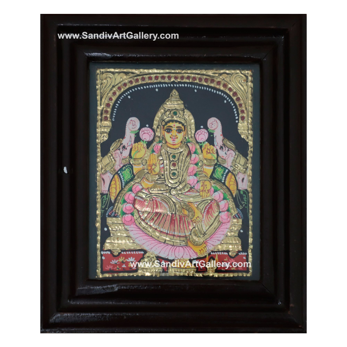 Lakshmi Tanjore Painting Jewel Box1