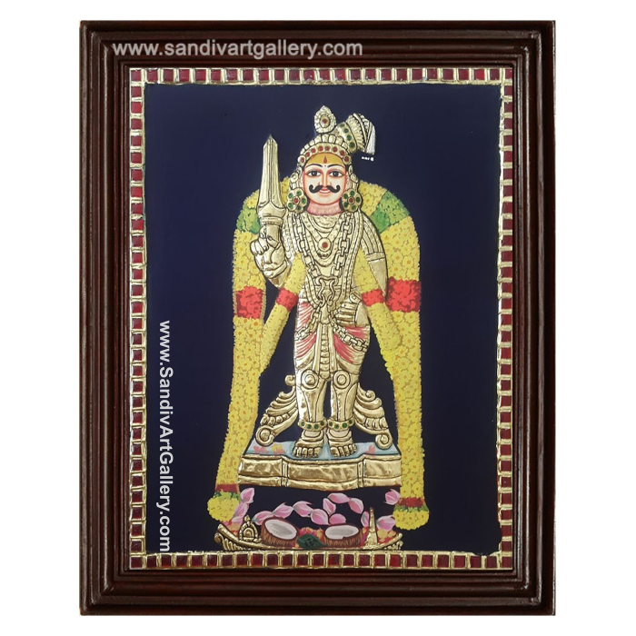 Madurai Veeran Tanjore Painting
