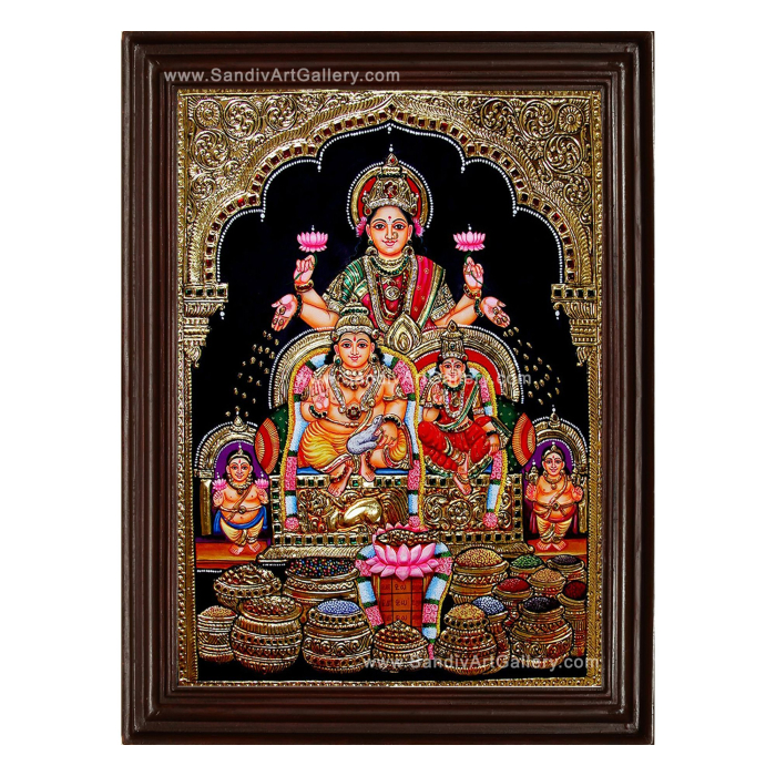 Gubera Lakshmi Tanjore Painting1