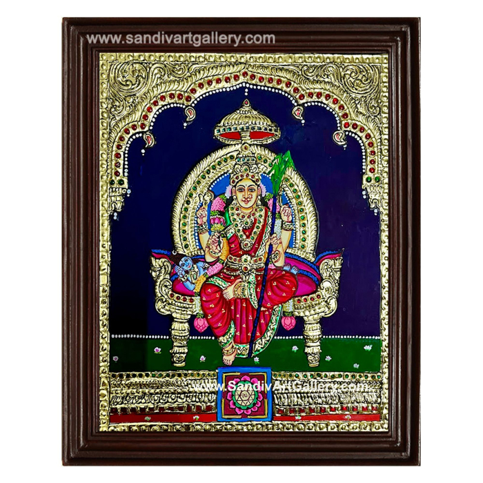 Lalitha Devi Tanjore Painting1