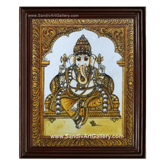 Ganesha Oil Painting