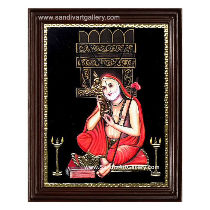 Raghavendra Swamy Tanjore Painting 1