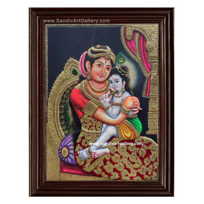 Radha Krishna Tanjore Painting 20
