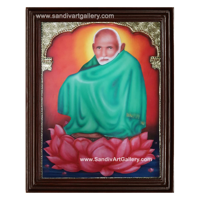 Palani Sri Manoor Swamigal Tanjore Painting