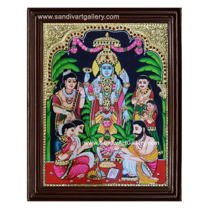 Satyanarayana Tanjore Painting