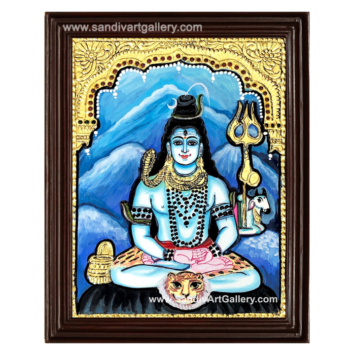 Lord Shiva Tanjore Painting