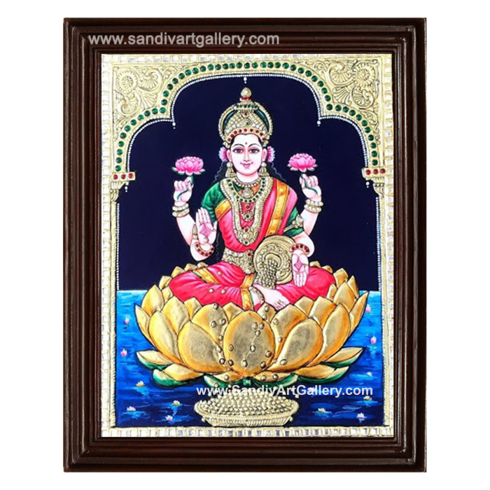 Aishwarya Lakshmi Tanjore Painting1