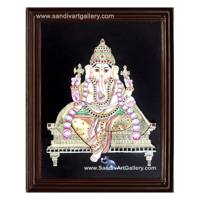 Ganesha Tanjore Painting 22