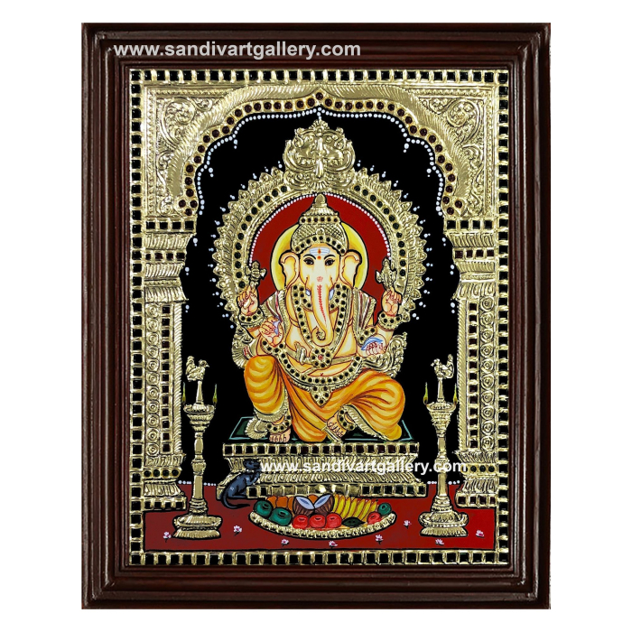 Ganesha Tanjore Painting 36